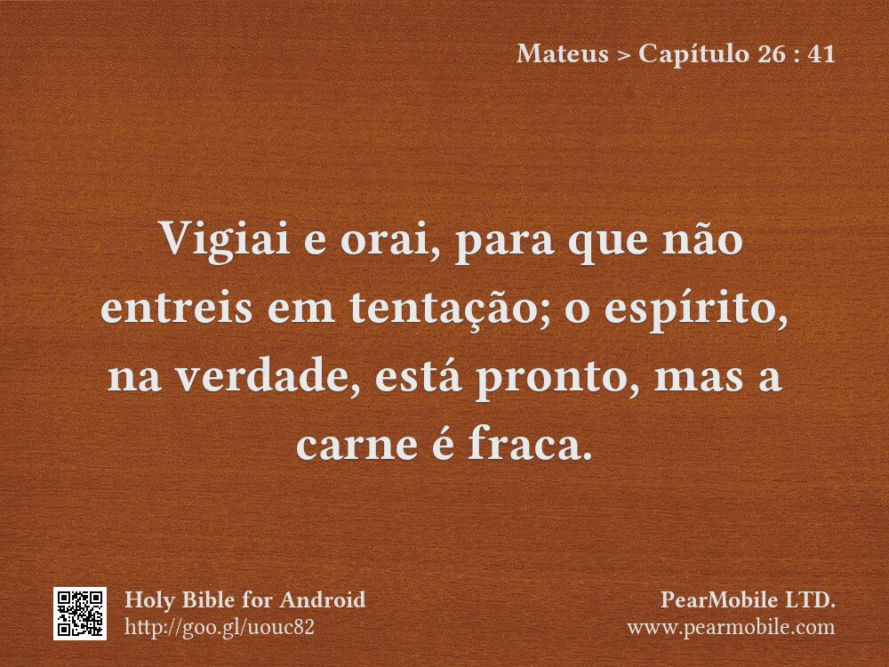 Mateus, Capítulo 26:41